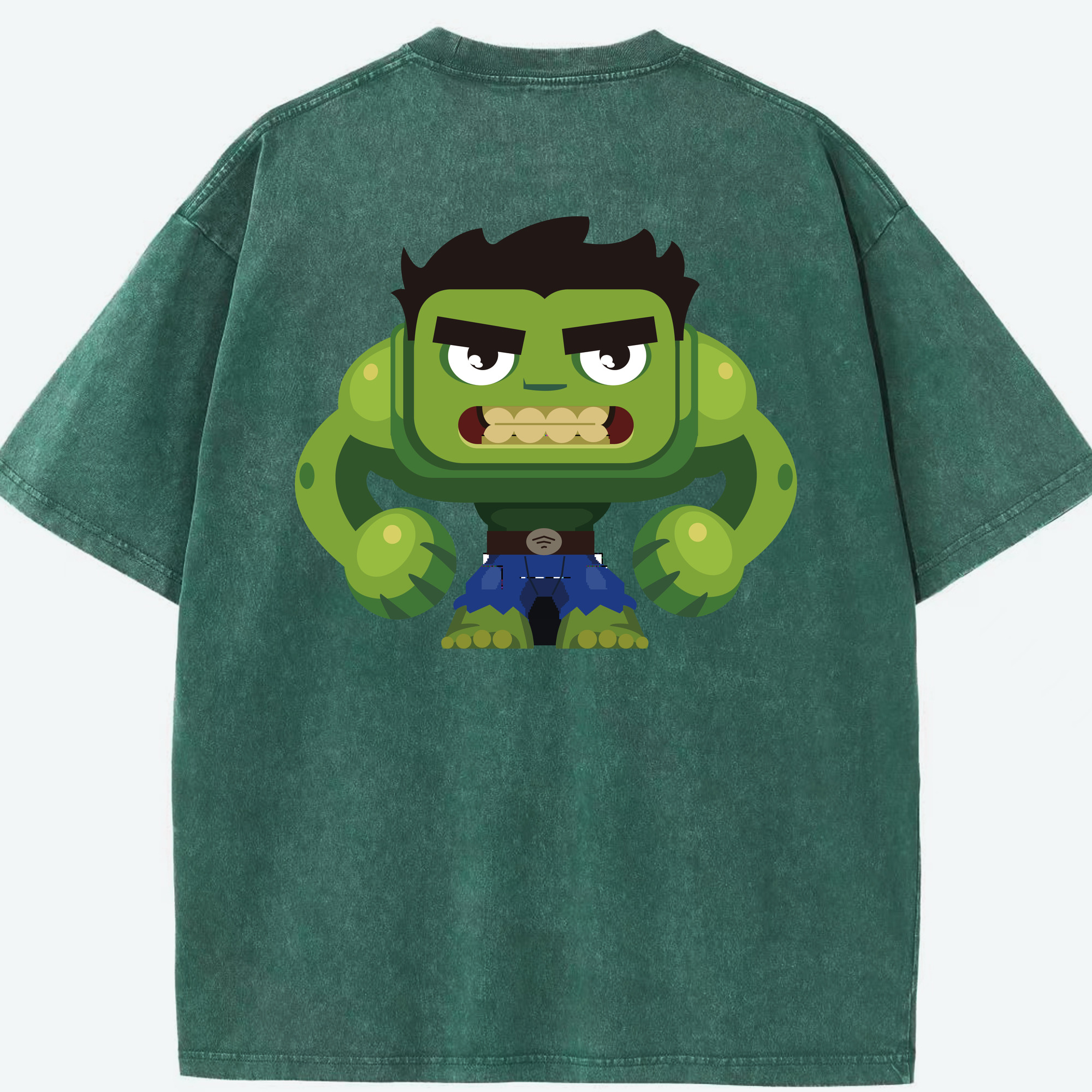 （画像用） アベンジャーズ The Avengers 綿100% ヴィンテージ風 半袖Tシャツ（背面プリント）